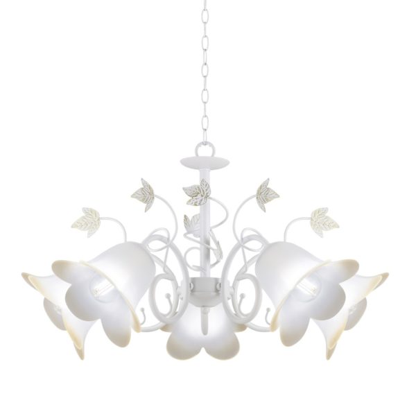 LAMPARA 5L BORGO BLANCO-ORO 5 X 40W E-14