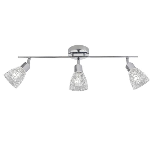 REGLETA 3L CHEERS CROMO 3 X 40W E-14