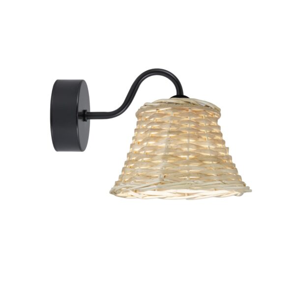 APLIQUE 1 LUZ BIANCA NEGRO 1 X E-27