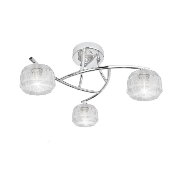 PLAFON 3L ARTAX CROMO 3 X 40W G-9 AHORA PORTIA