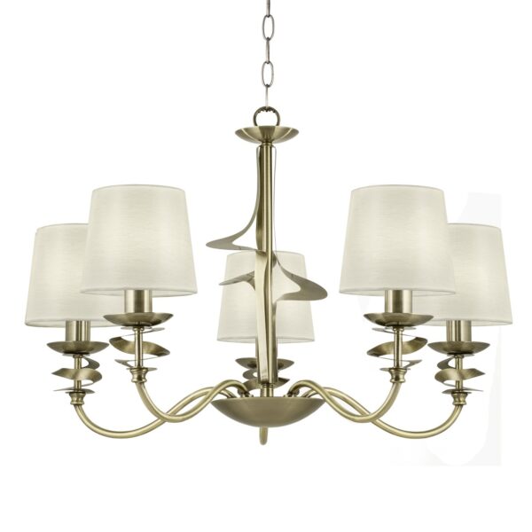 LAMPARA FRANCA CUERO 5 X E-14 -