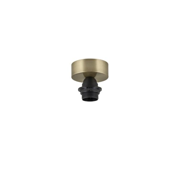 PLAFON ISA CUERO 1 X E-27
