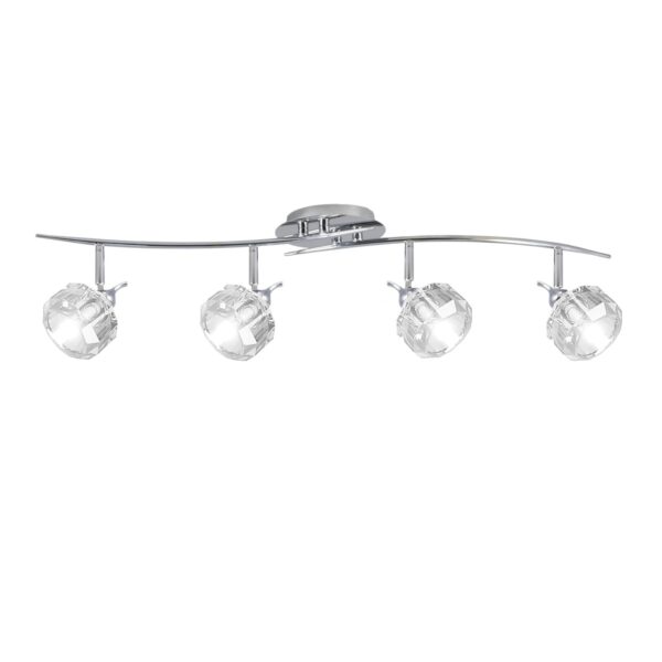 REGLETA/4 FUCHAL CROMO 4 X 33W G-9 - XT053