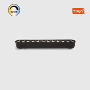 PROJ. LINEAR 12W 3CCT P/CALHA MAGNÉTICA PRETO