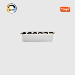 PROJ. LINEAR 6W 3CCT P/CALHA MAGNÉTICA BRANCO