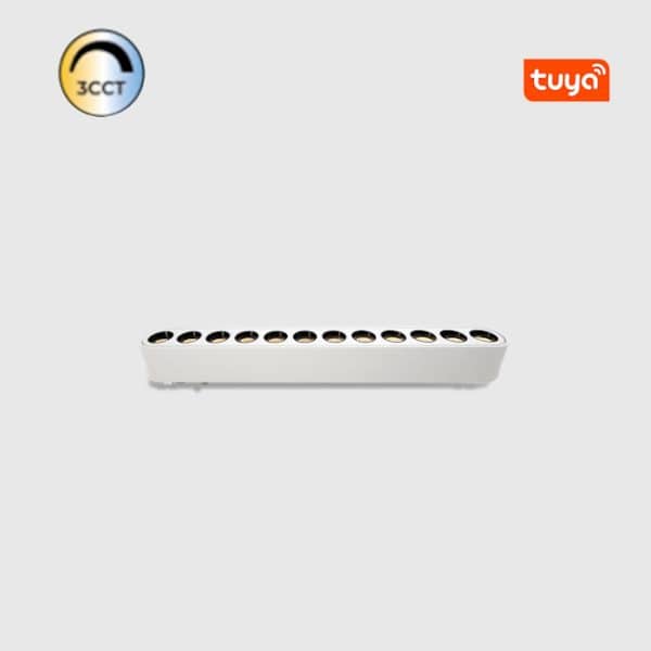PROJ. LINEAR 12W 3CCT P/CALHA MAGNÉTICA BRANCO