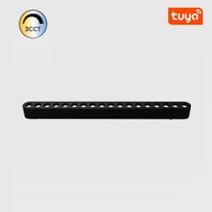 PROJ. LINEAR 16W 3CCT P/CALHA MAGNÉTICA PRETO