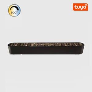 PROJ. LINEAR 16W 3CCT P/CALHA MAGNÉTICA PRETO