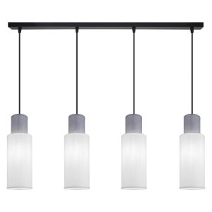 BARRA 4L KILIAN BLANCO/GRIS 4 X 60W E-27