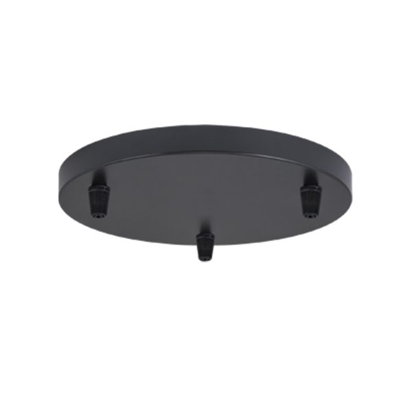 BASE REDONDA 3L NEGRO 20CM CON PRISIONEROS
