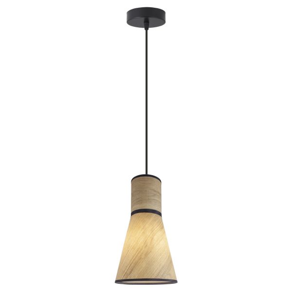 COLGANTE 1L. BARROS MADERA 1 X 60W E-27