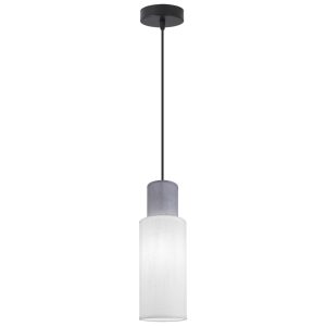 COLGANTE 1L KILIAN BLANCO/GRIS 1 X 60W E-27 - 12CM