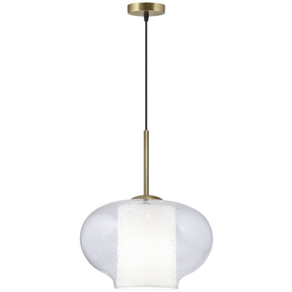 COLGANTE 1L RANIA TRANSPARENTE 1 X 60W E-27