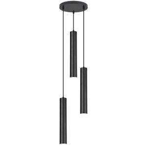COLGANTE 3L. ANTIA NEGRO 3 X 40W GU-10