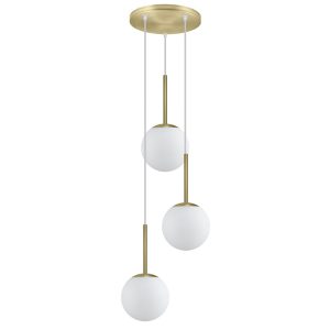 COLGANTE 3L. PORTILE - OPAL 3 X 40W E-14