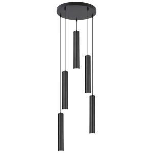COLGANTE 5L. ANTIA NEGRO 5 X 40W GU-10