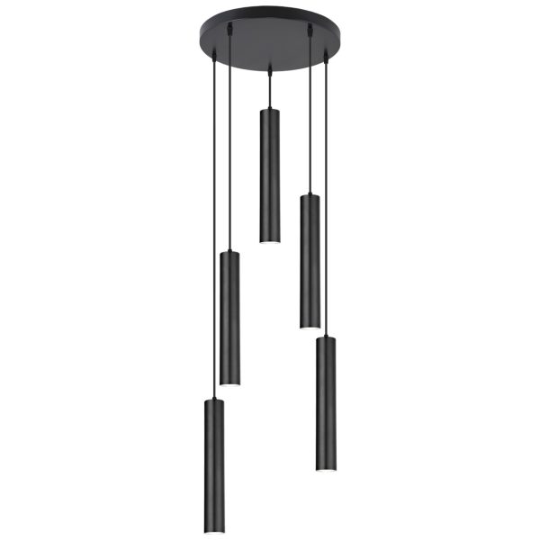 COLGANTE 5L. ANTIA NEGRO 5 X 40W GU-10