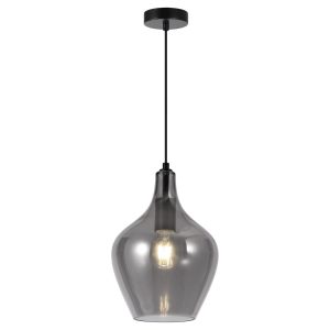 COLGANTE AINA NEGRO - FUMÉ 1 X 60W E-27