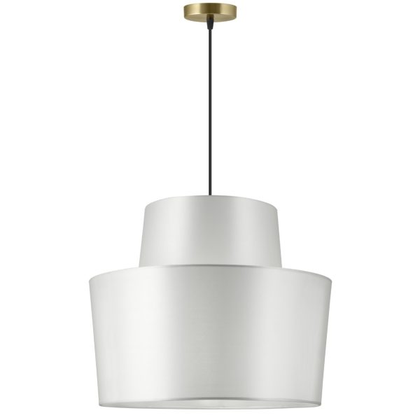 COLGANTE SAVOY LATÓN DOBLE PAN 1 X 60W E-27 - XP021