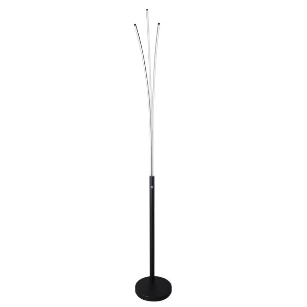 PIE DE SALON ELAZ NEGRO LED 18W 1440LM 4000K