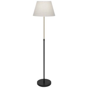 PIE SALON KENDAL NEGRO-LATÓN 1 X 60W E-27