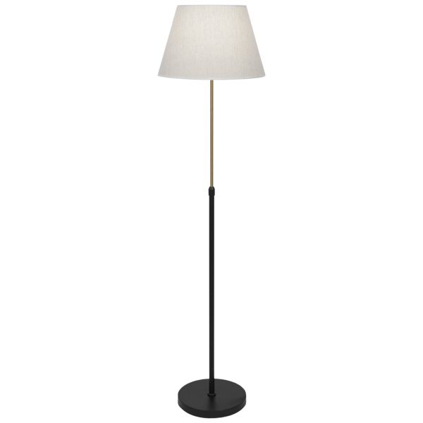 PIE SALON KENDAL NEGRO-LATÓN 1 X 60W E-27