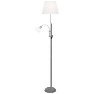 PIE SALON SISTO PLATA 1 X 60W E-27 + 1 X 40W E-14