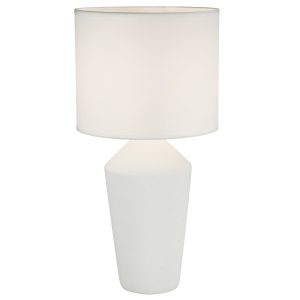 SOBREMESA BARRON BLANCO 1 X 60W E-27