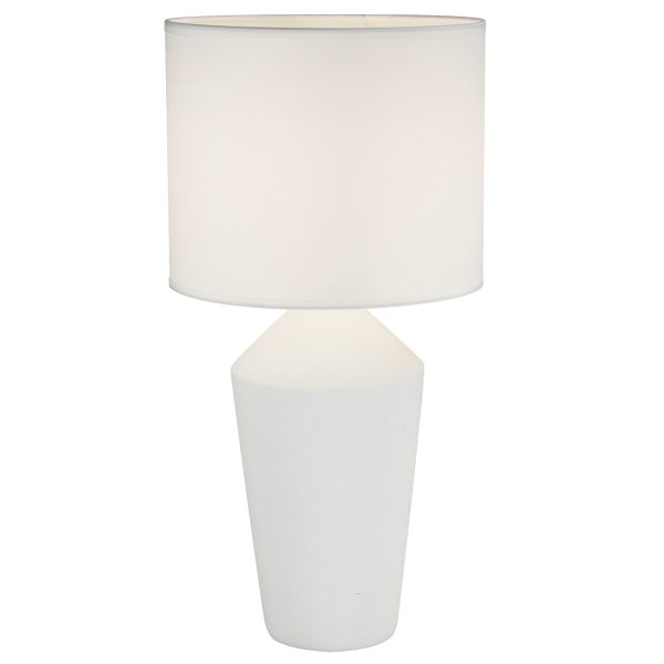 SOBREMESA BARRON BLANCO 1 X 60W E-27