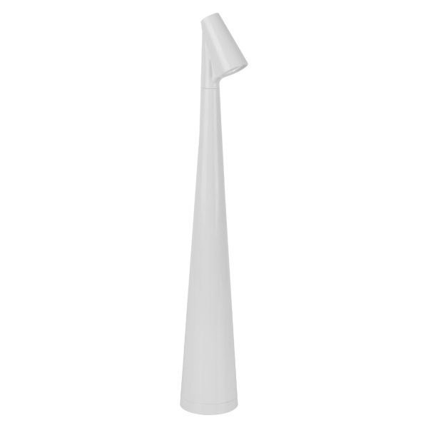 SOBREMESA BELICE BLANCO LED - BATERIA RECARGABLE