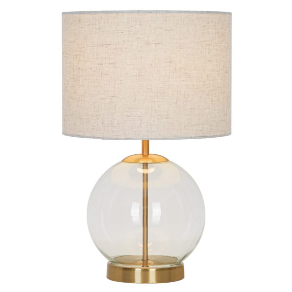 SOBREMESA CARPARI LATÓN CRISTA 1 X 60W E-27
