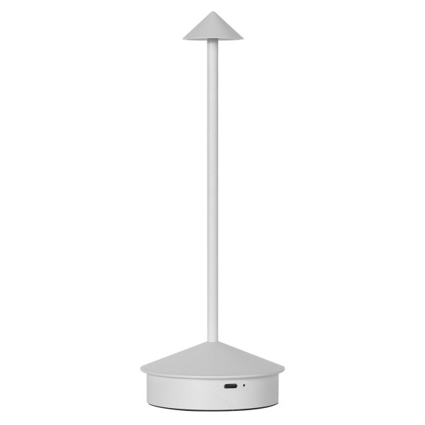 SOBREMESA GRAM BLANCO LED 3W - BATERIA RECARGABLE