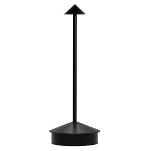 SOBREMESA GRAM NEGRO LED 3W - BATERIA RECARGABLE