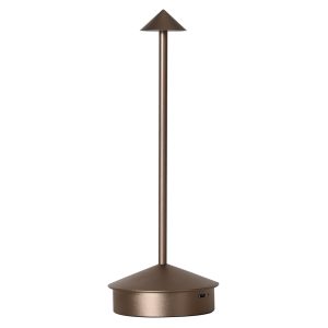 SOBREMESA GRAM TOPO METALIZADO LED 3W - BATERIA RECARGABLE