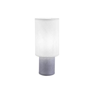 SOBREMESA KILIAN BLANCO/GRIS 1 X 60W E-27