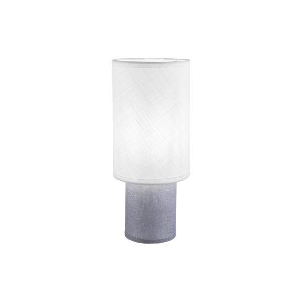 SOBREMESA KILIAN BLANCO/GRIS 1 X 60W E-27