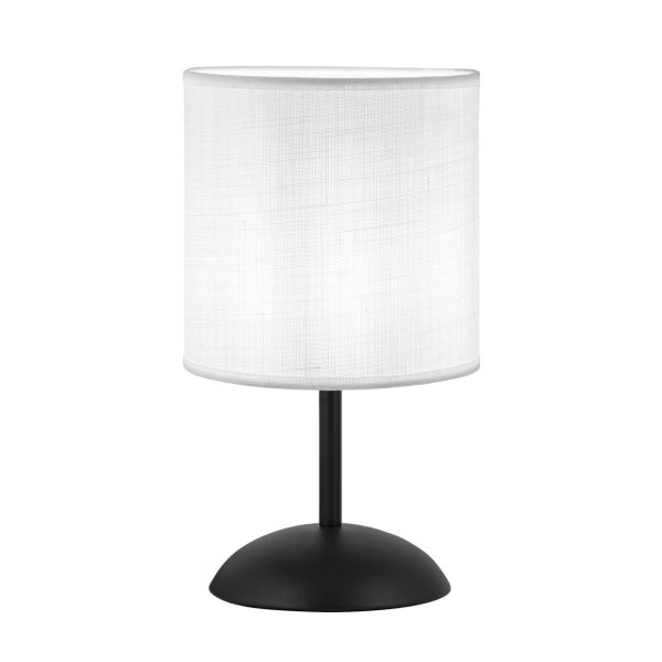 SOBREMESA LARINO BLANCO/NEGRO 1 X 60W E-27