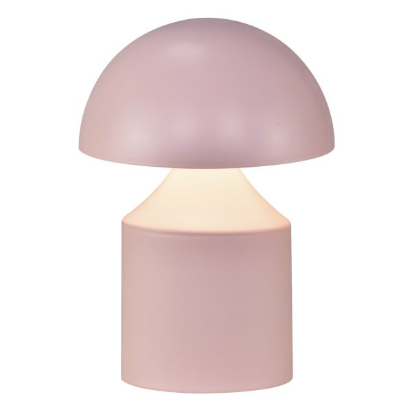 SOBREMESA NOMO ROSA LED - BATERIA RECARGABLE