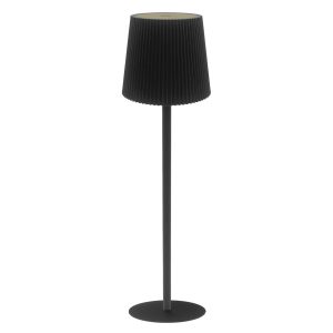SOBREMESA-PIE SUNSET NEGRO LED 5W - BATERIA RECARGABLE