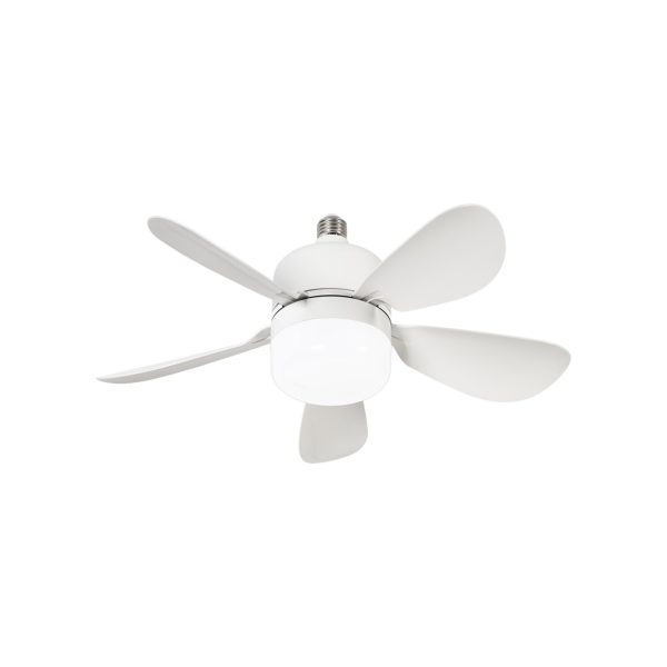 VENTILADOR NANO BLANCO 40CMS 5 PALAS - E-27