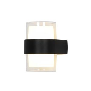 APLIQUE EXTERIOR BOWL NEGRO LED 6W 3000K - IP54