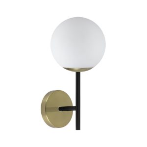 APLIQUE PIPPA LATÓN-NEGRO 1 X 40W E-14