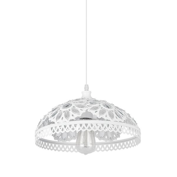 COLGANTE 35 AGADIR BLANCO 1 X 60W E-27