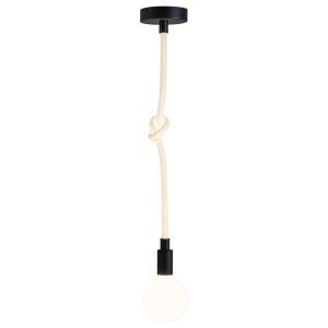 COLGANTE LEXA CUERDA BLANCA 1 X 60W E-27 - LED 11W