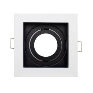 ARO QUADRADO BASCULANTE  BRANCO / PRETO