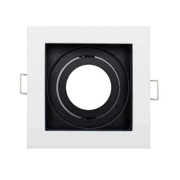 ARO QUADRADO BASCULANTE  BRANCO / PRETO