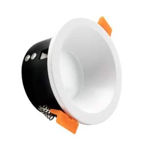 ARO REDONDO RECUADO 1XGU10 BRANCO IP65