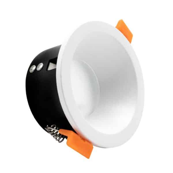 ARO REDONDO RECUADO 1XGU10 BRANCO IP65