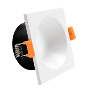 ARO QUADRADO RECUADO 1XGU10 BRANCO IP65