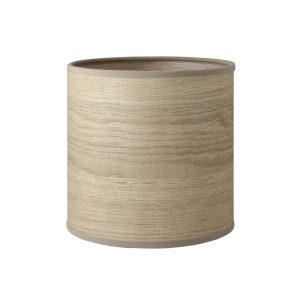 PANTALLA 35 CILINDRO MADERA E-27